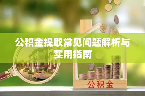 大方公积金提取常见问题解析与实用指南