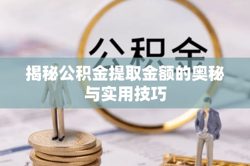 大方揭秘公积金提取金额的奥秘与实用技巧