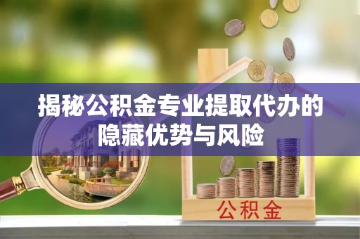 大方揭秘公积金专业提取代办的隐藏优势与风险