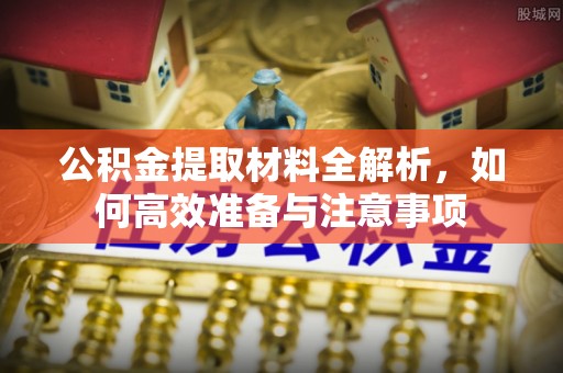大方公积金提取材料全解析，如何高效准备与注意事项