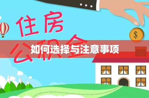 大方如何选择与注意事项