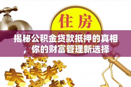 大方揭秘公积金贷款抵押的真相，你的财富管理新选择