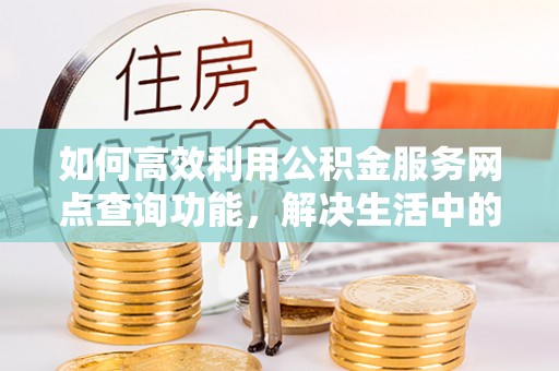 大方如何高效利用公积金服务网点查询功能，解决生活中的资金难题