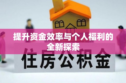大方提升资金效率与个人福利的全新探索