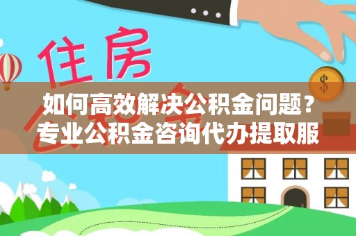 大方如何高效解决公积金问题？专业公积金咨询代办提取服务来帮你